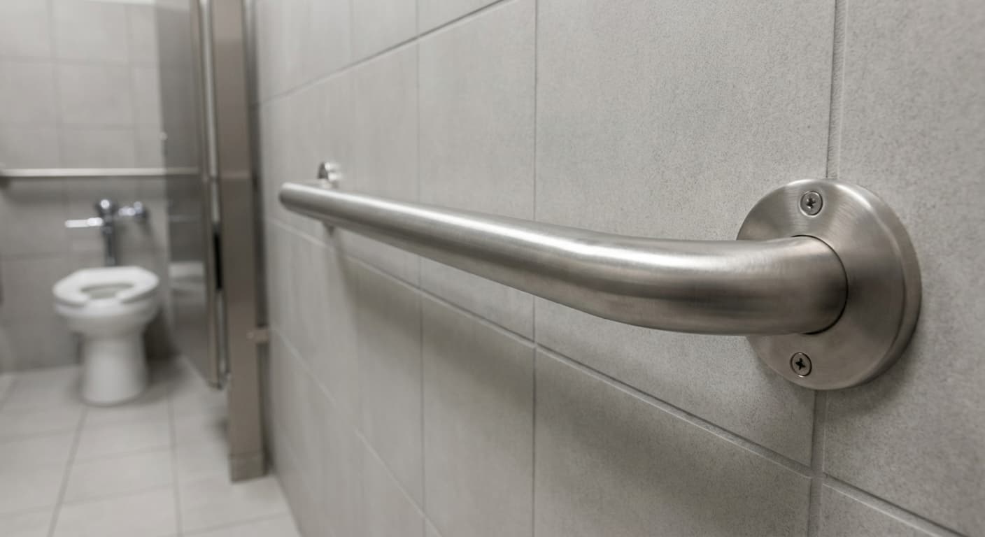 ADA-compliant grab bars and safety rails